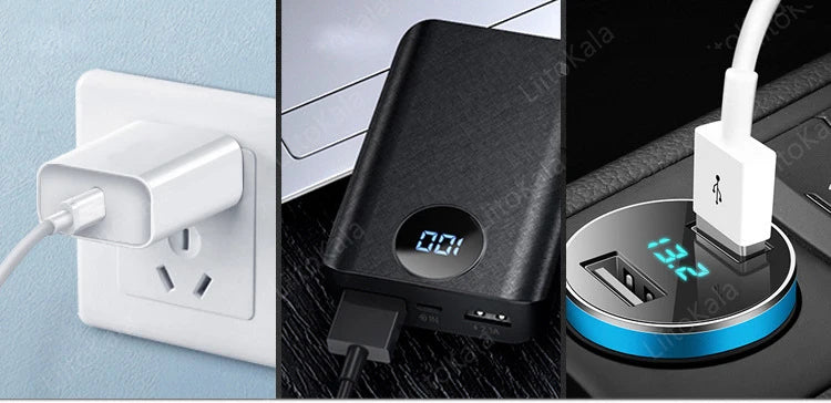 LiitoKala LF-536 LF-535 LED white laser Mini Flashlight 16340 700mAh Rechargeable Battery