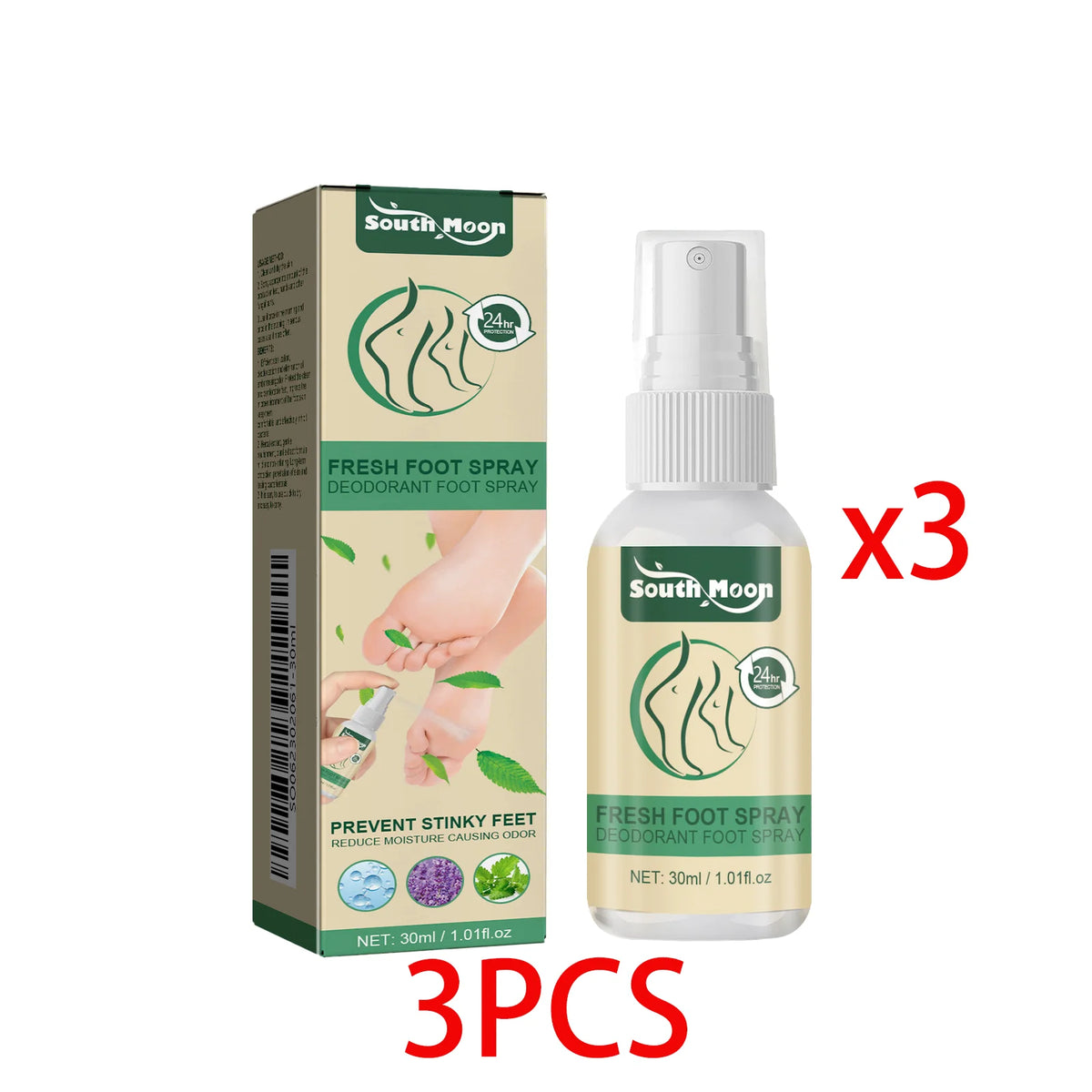Fresh Foot Refreshing Aromatherapy Spray Foot Spray Shoe Odor Remover For Sweaty Feet Natural Soothing Scented Feet Spray Care