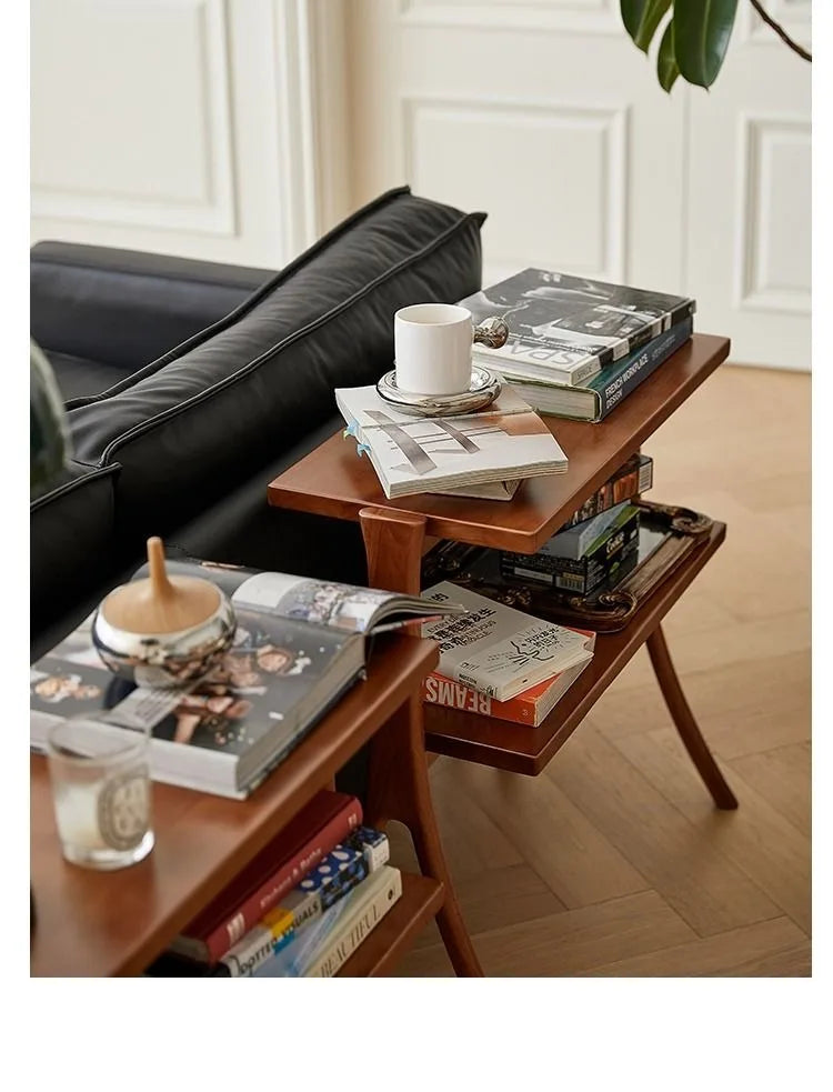 Wooden Table Modern Coffee Tables Portable Sofa Side Table Living Room Luxury Desk Multifunction Storage Furniture Decoration