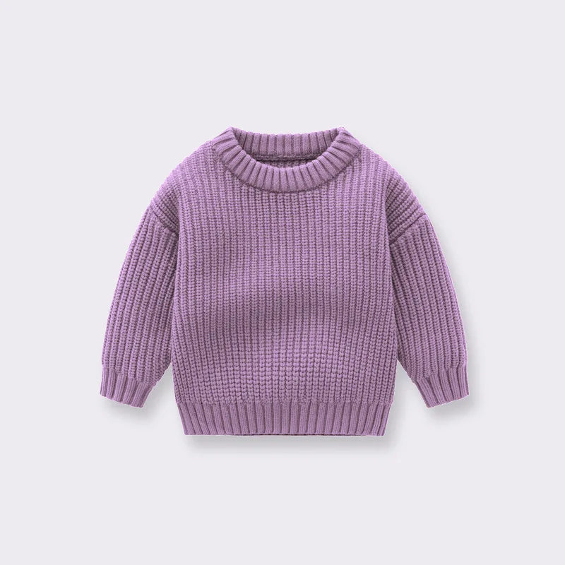 0-6Yrs Baby Boys Girls Knit Sweater Clothes 2025 New Toddler Infant Newborn Knitwear Soft Spring Long Sleeve Baby Pullover Tops
