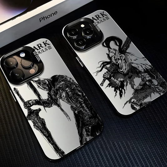 Hot Blood Game Dark Souls Phone Case For iPhone 16e 16 15 14 13 12 11 mini Pro Max X XR XSMAX 8 7 Plus Anti Fall Matte Cover