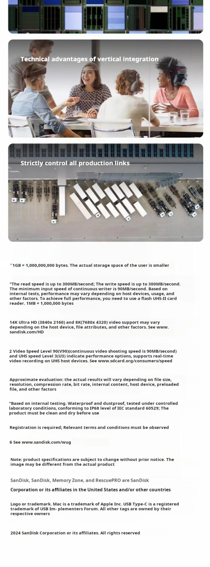 SanDisk 128GB SD Memory Card, V90 8K U3 C10, High-Speed Camera Memory Card, Read Speed 300MB/s, IP68, Cinema-Grade Shooting