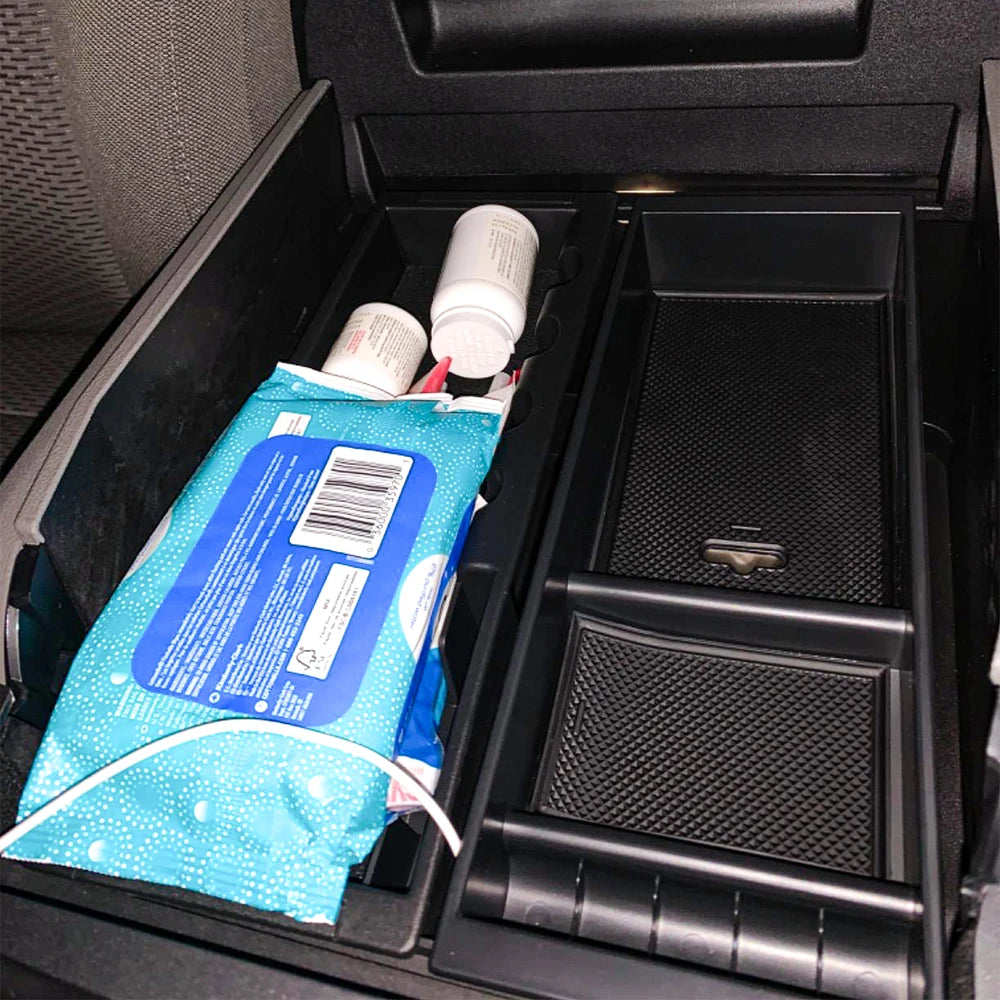 For Ford Raptor F-150 F150 2015-2020 Car Center Console Armrest Storage Box Organizer Tray Accessories 2019 2018 2017 2016