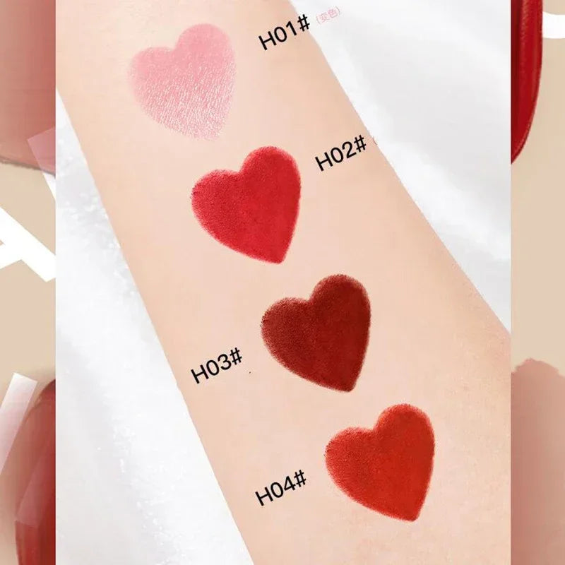Chain Bag Lipstick Set 4 Color Long Lasting Matte Lip Stick White Leather Gift Box for Girl Women's Birthday Gift makeup