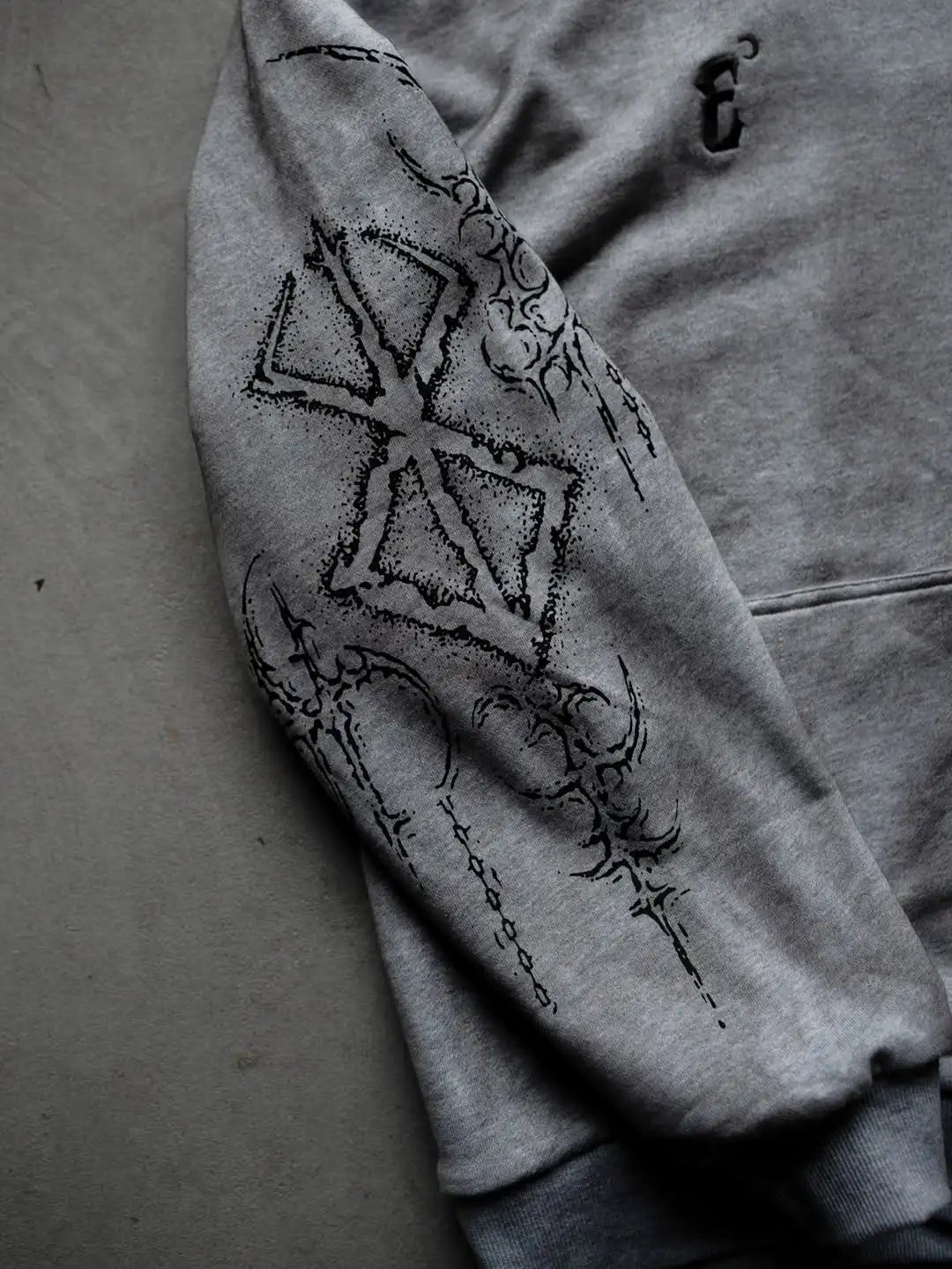 Harajuku Berserk Print Hoodies Women Grunge Streetwear Sweatshirt Tops Hip Hop Goth Y2k Casual Oversized Hoodie Women Clothing