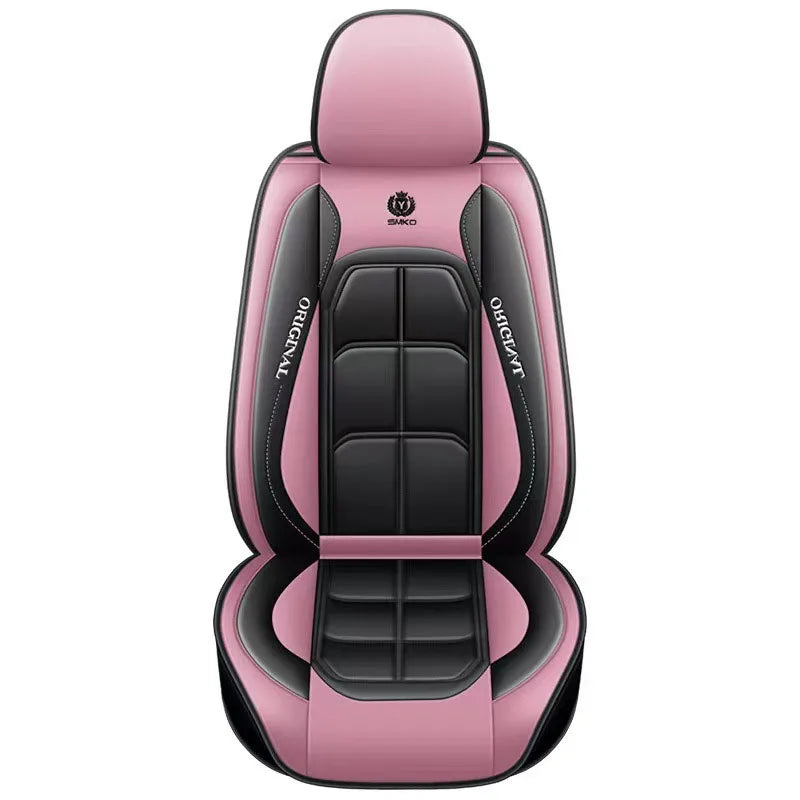 Car Seat Cover Set, 5 Colors , Universal Fit, Full Coverage, Stylish & Durable, Enhance Car Interior Accessories