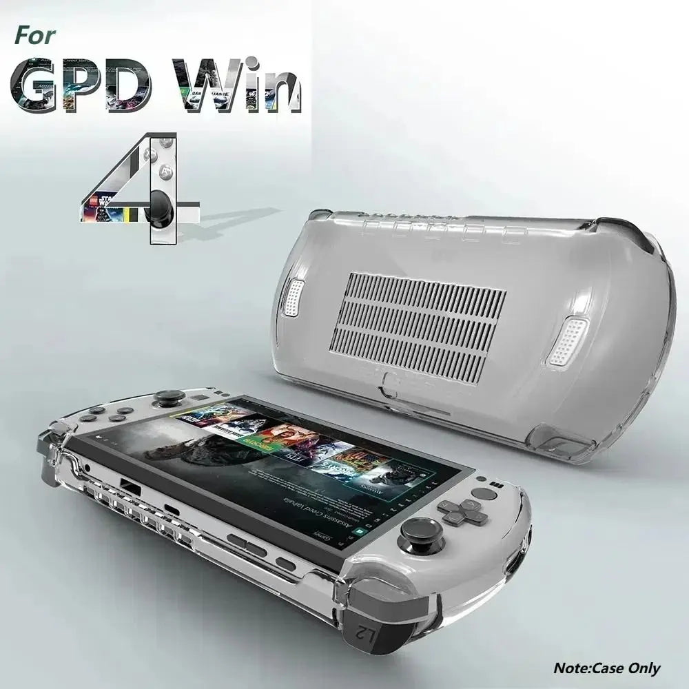 Replacement Shockproof Protective Case Soft Solid Color Console Protection Shell Transparent Console Case for GPD Win 4