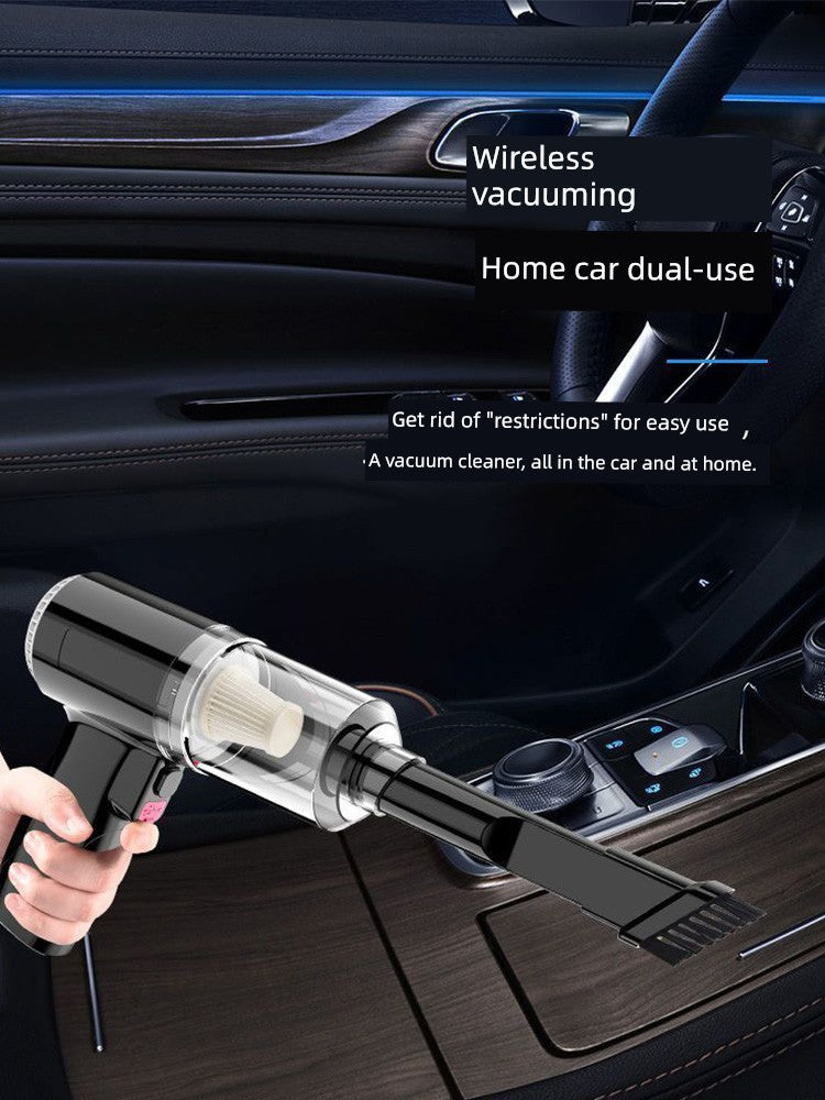 Wireless Car Cleaner Small Home Car Blowing and Suction Dual-Use Powerful Indoor Sofa Car Handheld Vacuum Cleaner