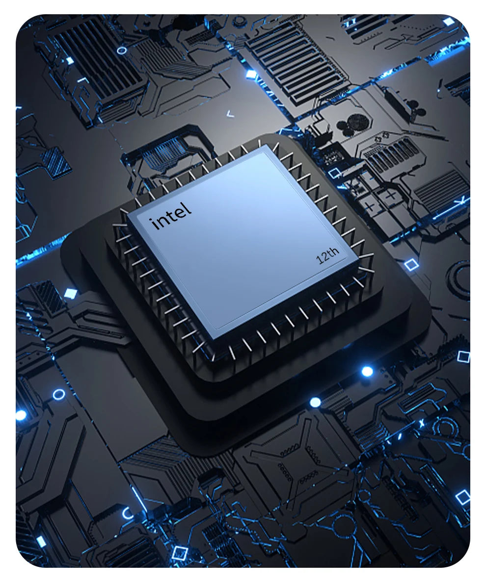 GLF-Y2 Dual Screen Laptop Intel N100 Max 15.6 Inch IPS+7'' Touch 32G DDR4 M.2 2T SSD Slim Business Computer Gen Office Notebook