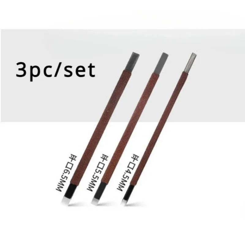 Stone Carving Hand Tools Set Professional Stone Carving Chisel Set 11/7/5/3pc Manganese Steel Woodworking Fine Sculpture Tool