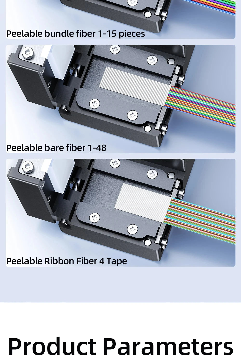 U9 Heated Thermal Stripper Pliers Optical Fiber Cable Stripping Slitter Ribbon Hot Cable Fusion Tool for Precision Wiring