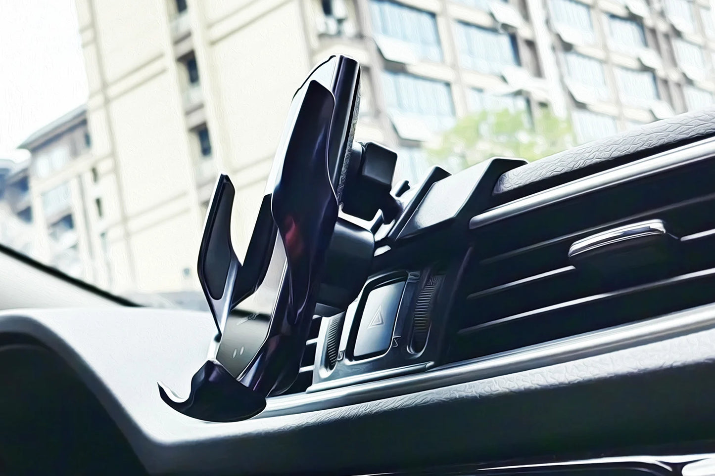 Car Phone Holder For Volkswagen VW Golf 8 MK8 2021-2024 Mobile Phone Mounts Car Wireless Charging Special Fixed Base Accessories