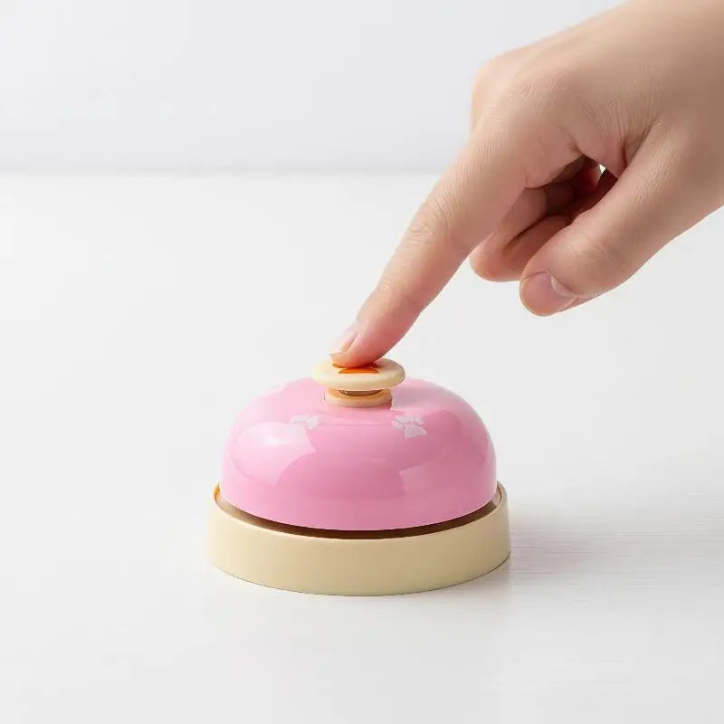 Pet Training Bell for Dogs and Cats–Non-Slip Print Communication Press Bell for Smart Feeding, Doggy Doorbell, Call Bell