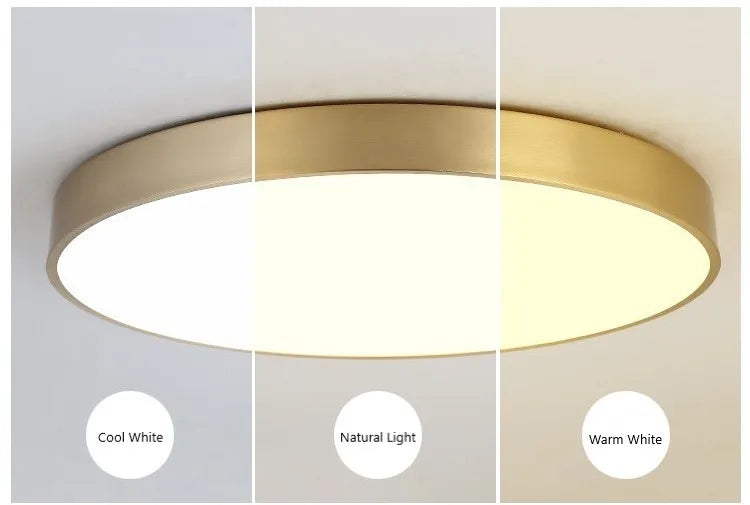 TONDI Modern LED Ceiling Light Simple Round Living Room Bedroom Aisle Balcony Study Kitchen Lighting Fixtures