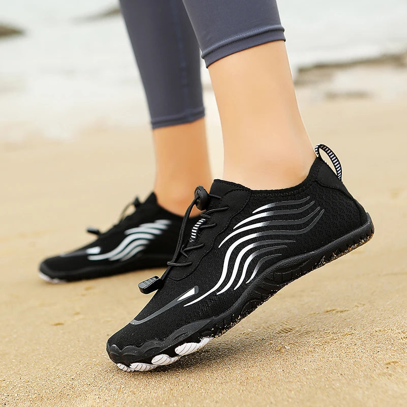 Aqua Shoes For Women Men Barefoot Water Shoes Anti-Slip Quick-Drying Outdoor Beach Upstream Wading Swimming Shoe Sneakers Unisex