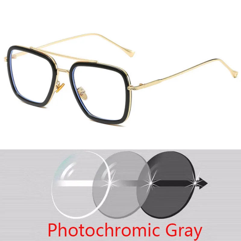 SPH -0.5 -0.75 -1.0 to -6 Fashion Metal Style For Women Sunglasses Men Square Brand Design Sun Glasses