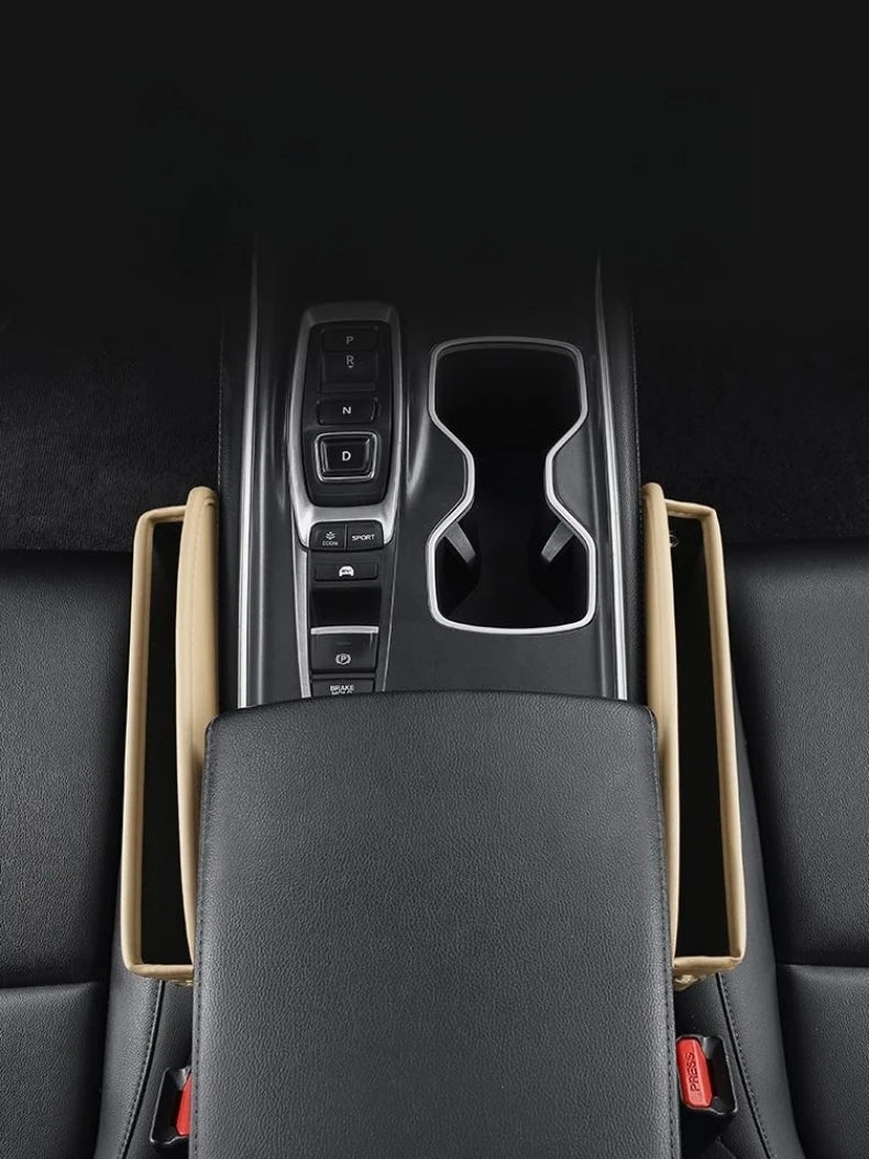 For Mazda BT50 BT-50 MX-5 RF Car Seat Gap Storage Box Key Card Phone Reserved Charging Cable Hole Sundries Organizer Accessories