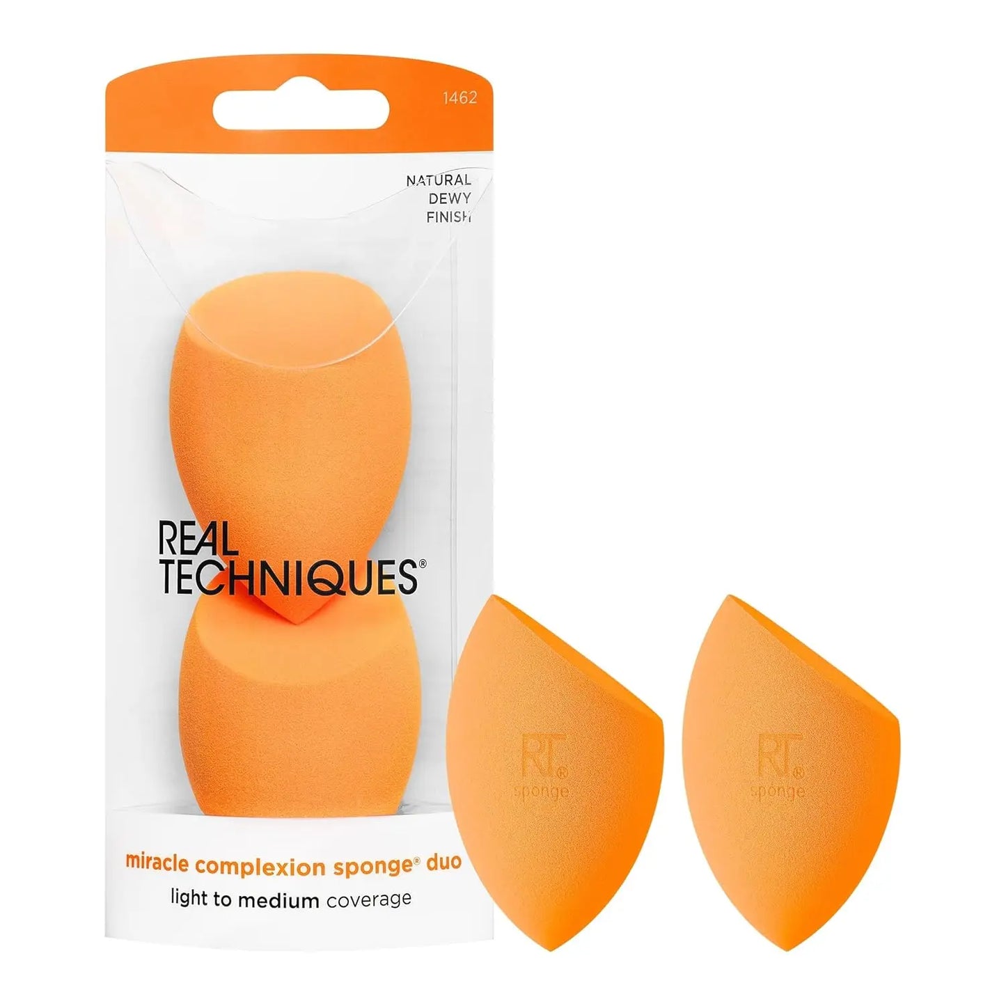 Real Techniques Complexion Sponge Makeup Blender Liquid and Cream Foundation Streak-Free Professional Makeup Tool Free 4 Count