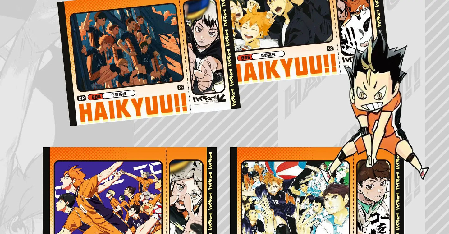 Haikyuu CardsThe Junkyard Showdown Is Coming Hotly with A Passionate Opening Classic Collectible Card Toys and Gifts