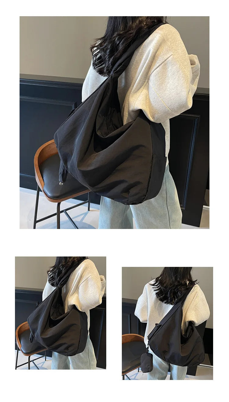 Women's Handbag Large Women Shoulder Shopper Bag Canvas Luxury Designer Cloth Tote Bags for Woman Big Female Daily Commuter City