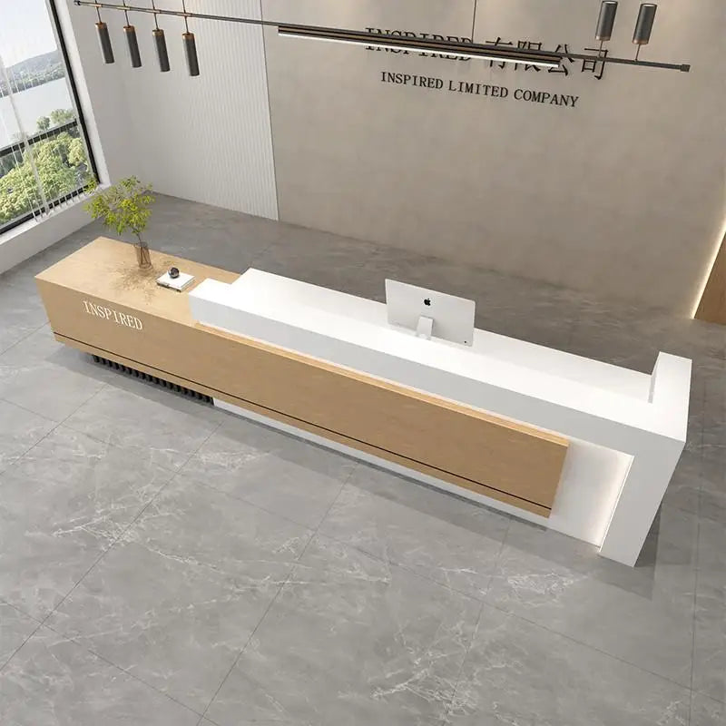 Luxury Reception Desks Modern Display Decorations Reception Desk Accessories Escritorio De Recepcion Commercial Furniture