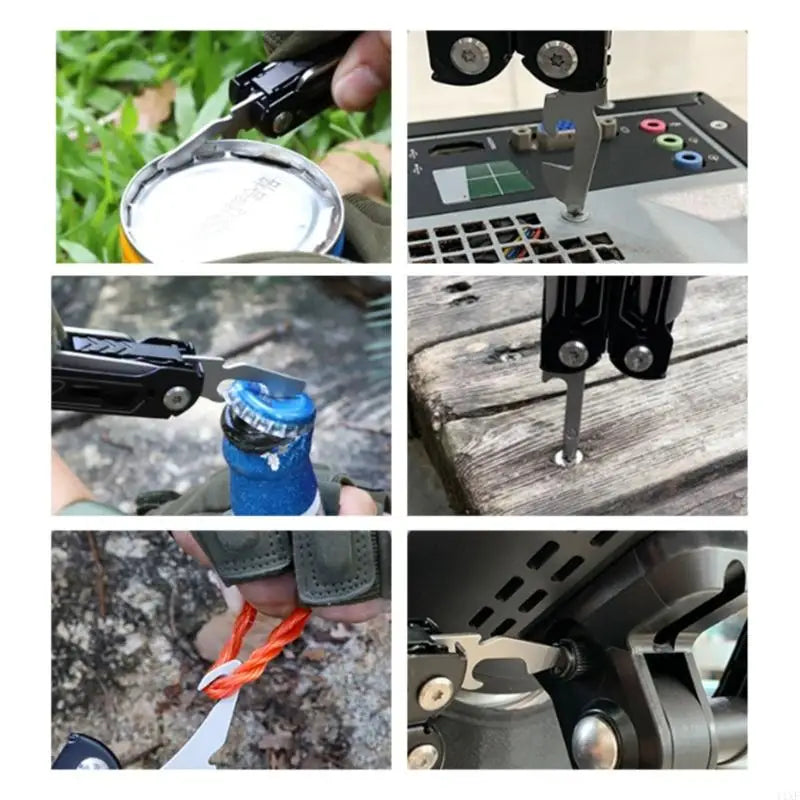 Solid Steel Folding Tool Suit Emergencies Cutting Clamping Pliers Tool