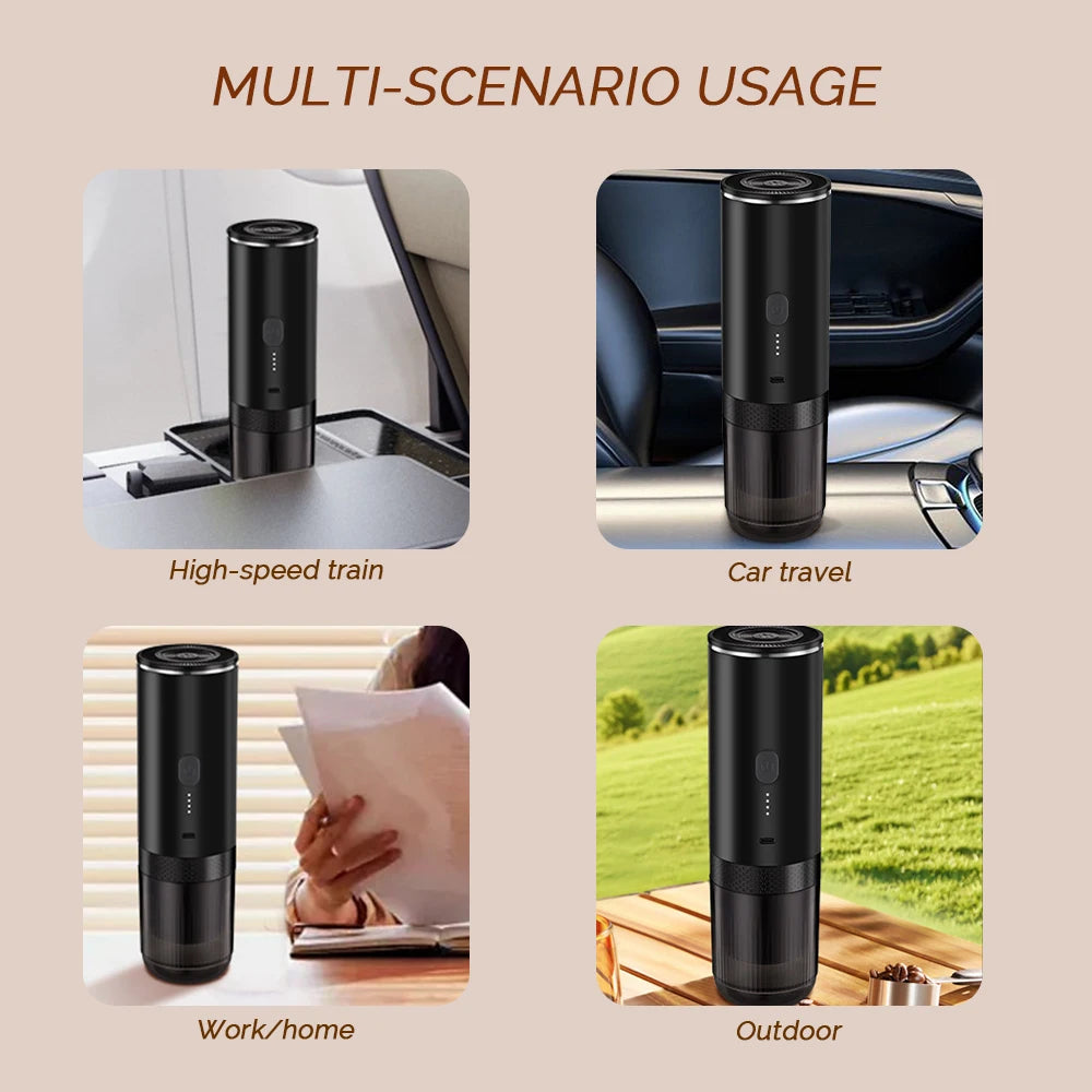 3-in-1 Portable Capsule Coffee Machine Wireless Espresso Coffee Maker Coffee Machine Travel Home Use Automatic Coffee Maker