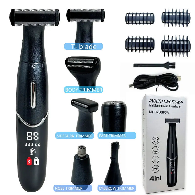 Intimate Areas Haircut Precision Shaver Men Bikini Line Sensitive Razor Balls Eggs Pubic Hair Shaving Trimmer Face Beard Clipper