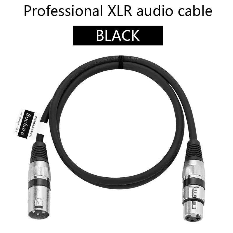 XLR Male to XLR Female Cable Professional Microphone Extension Cable For Recording Mixer Balanced Speaker XLR 3Pin Audio Lines