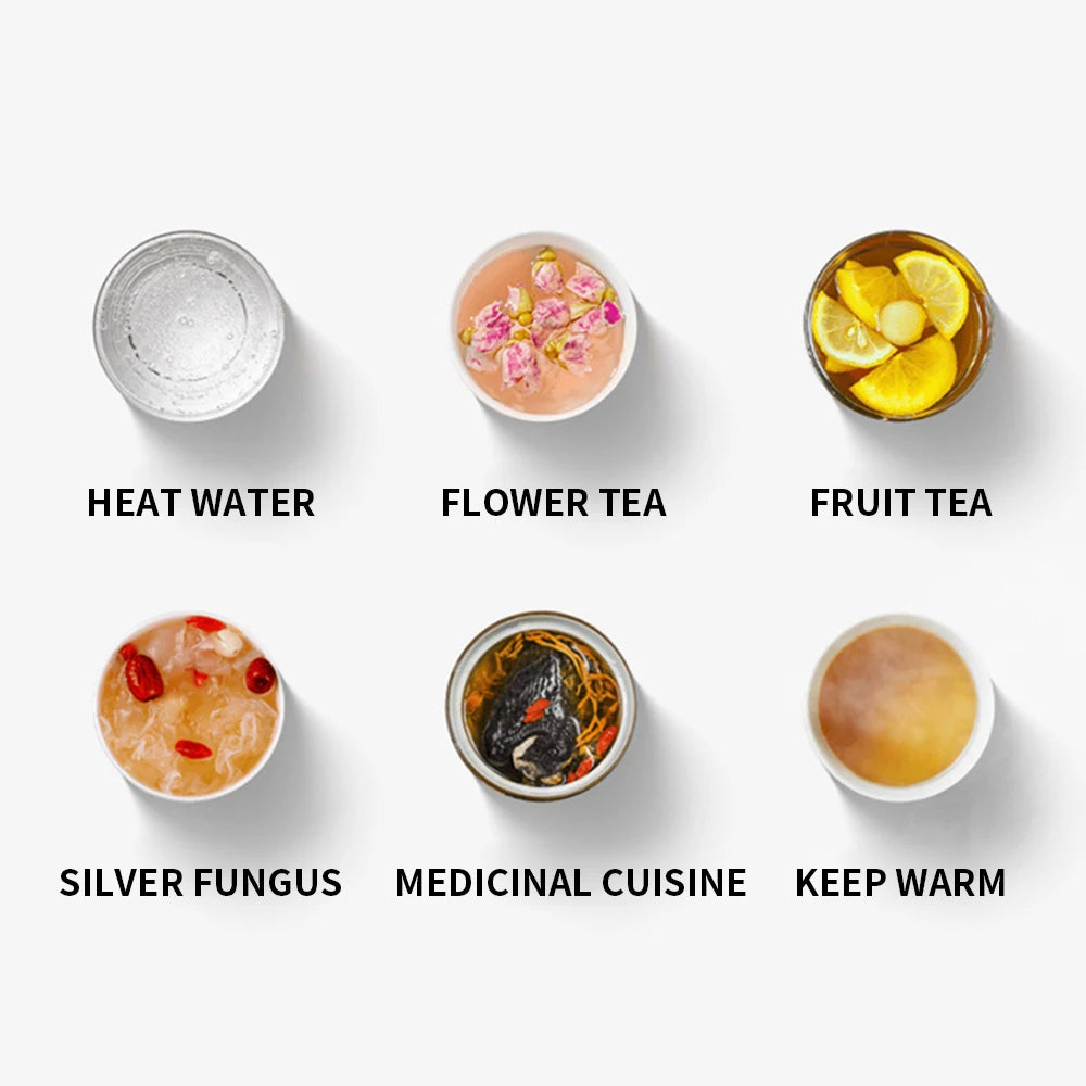 NEW XIAOMI MIJIA Multifunctional Health Pot Electric kettle N1 Household Appliances 800W 304 Stainless Steel Heat Preservation