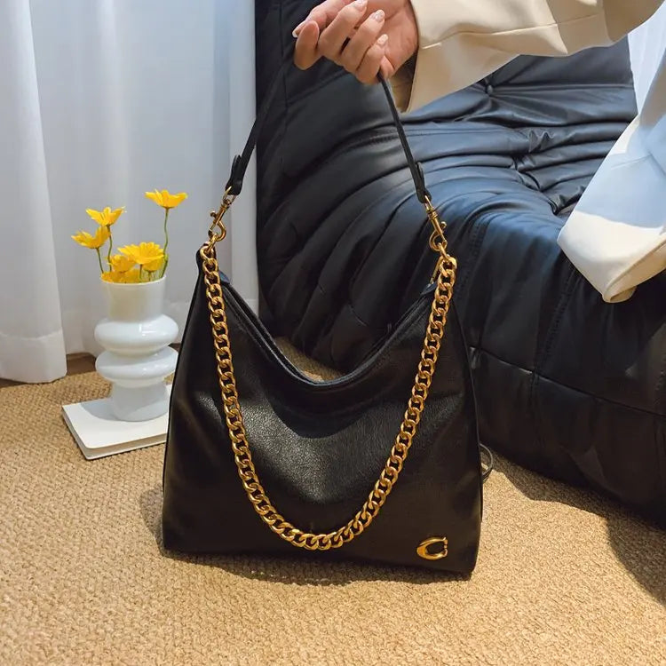 Luxury Brand Trendy Diaper Bag Stylish Leather Crossbody Handbag For Women Elegant Messenger Purse Minimalist Chic