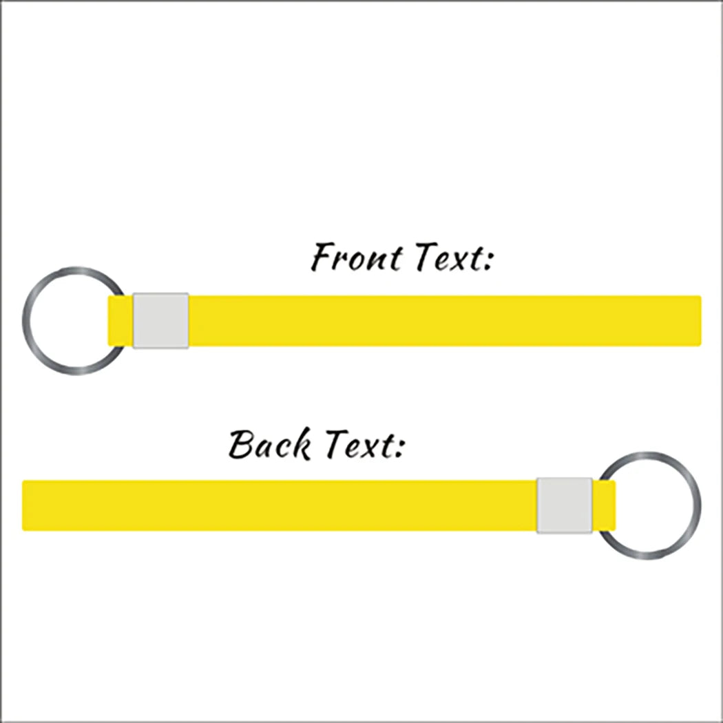 Custom Keychains Personalized Key Rings Llaveros Personalizados Customized for Events, Gifts, Backpacks, Awareness, Business