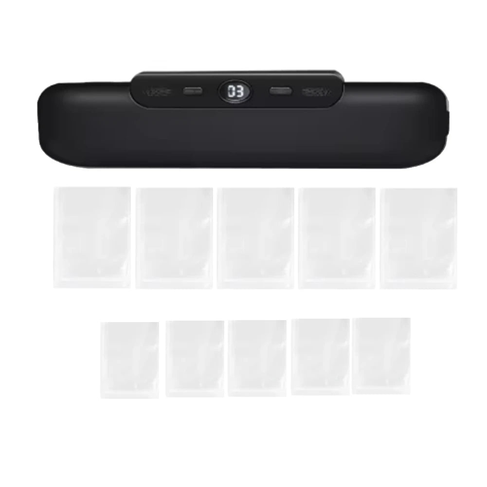 A52Q-Vacuum Sealer Packaging Machine With 10 Free Bags Household Vacuum Food Sealing EU Plug