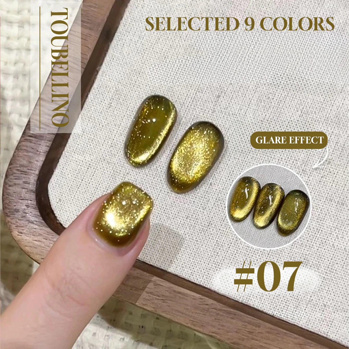 MIANEL 12ML 1-21pcs Emperor Green Cat Eye Gel Nail Polish Whitenning Nails Green Nails Suitable For Nail Salons Nail Supplies