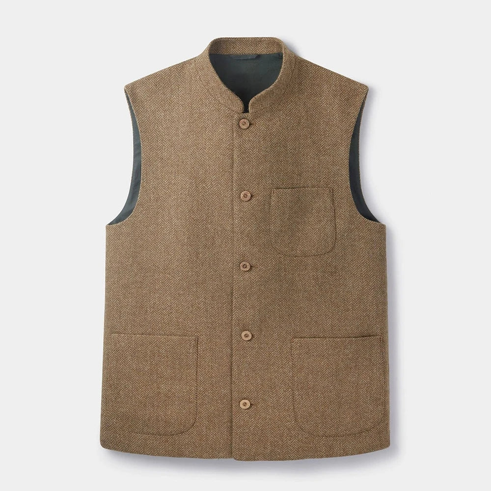Elegant Man Vest for Men Men's Herringbone Vest Work Vests Mens Gilet Suit Male Gilete Waistcoat Sleeveless Casual Working Suits