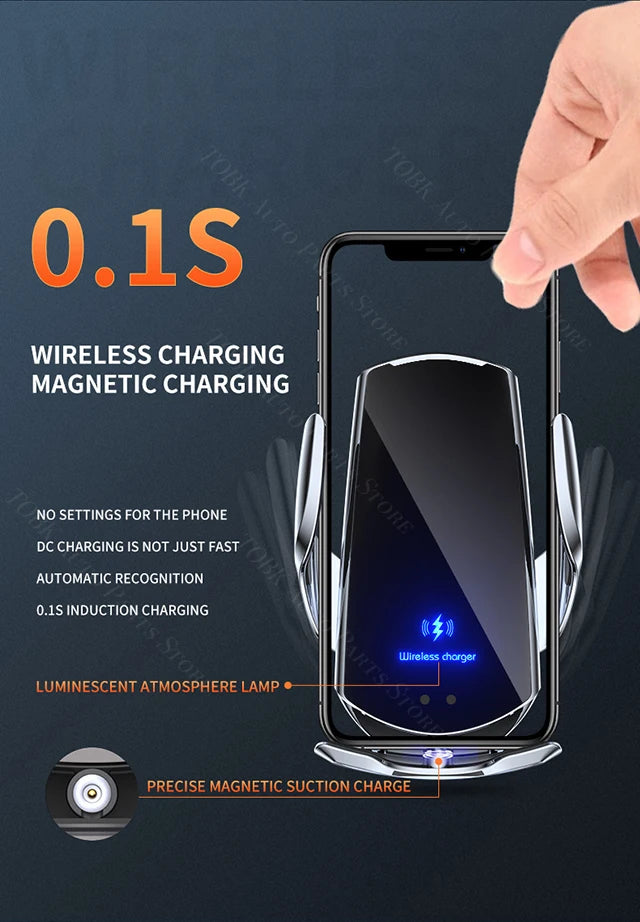 Cars Bracket For Hyundai Palisade LX2 2019-2023 2020 2021 Car Phone Holder Special Fixed Base 15W Wireless Charging Accessories