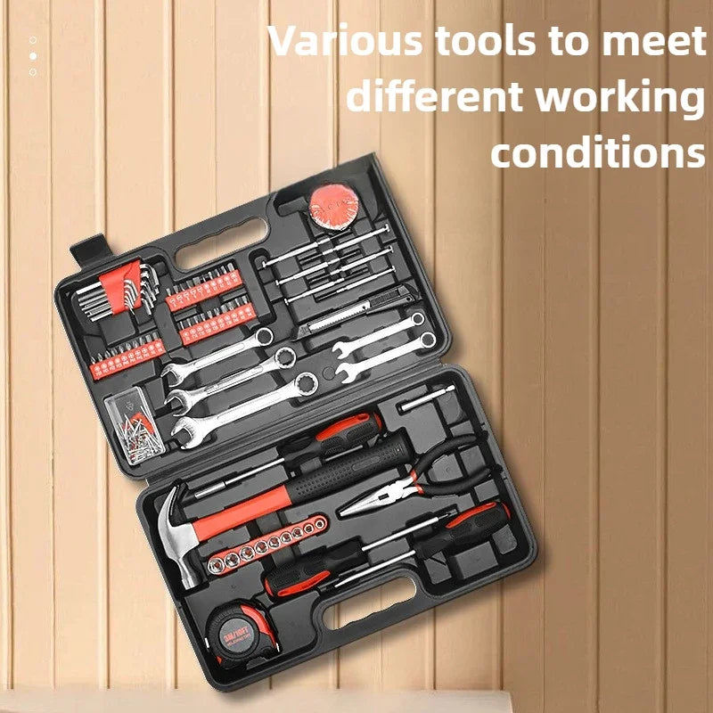 Multifunctional Tools Set Household Maintenance Portable Vehicle Tool Sets Professional Hammer Pliers Wrench Hand Tool