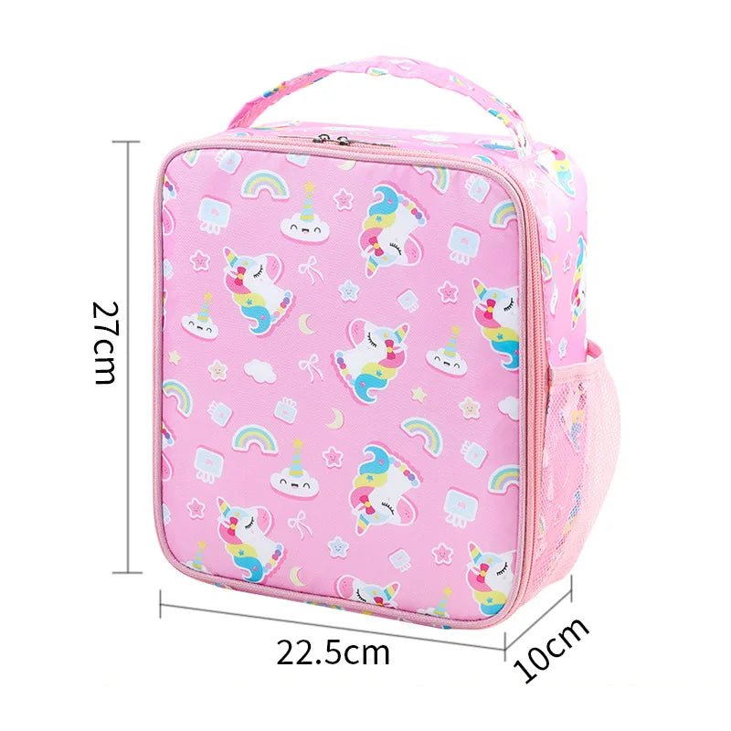 Students Aluminum oil Thickened Handheld Lunch Bag Insulated Thermal Food Picnic Storage Heat Preservation Beto Bag