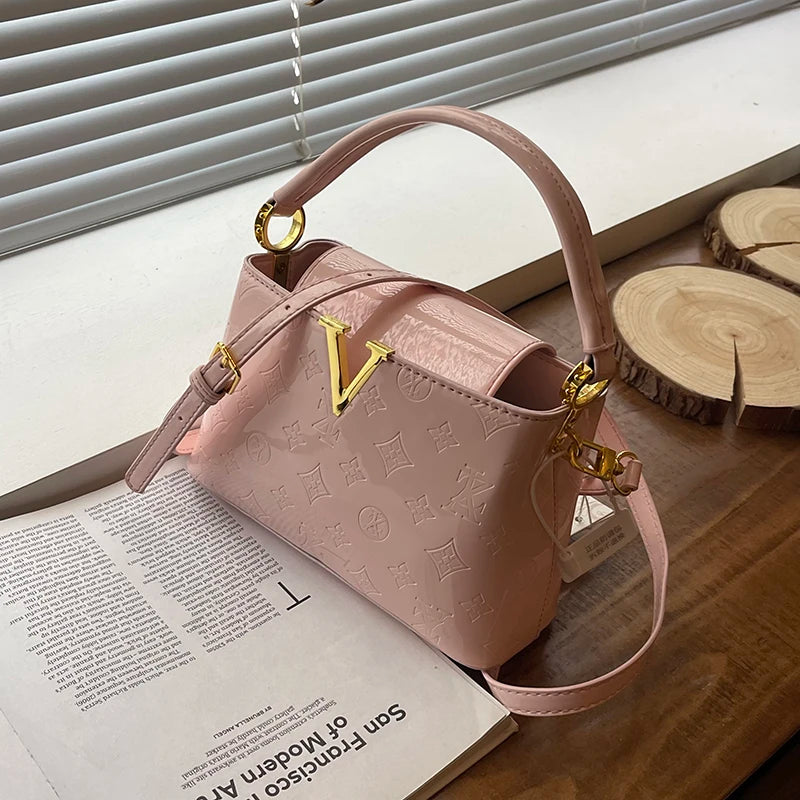 2026 Elegant Ladies Messenger Bag, High-Quality Leather Shoulder Bag For Women With Famous Designer Practical Style