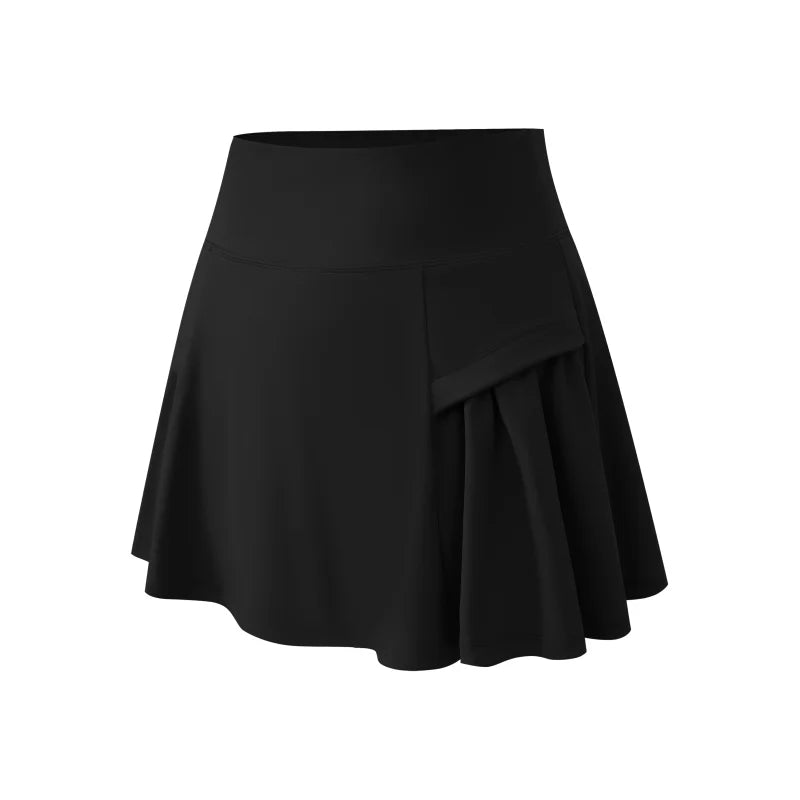 DRUR High Waist Tennis Skirts For Women Skirt Shorts With Pocket Summer Sports Golf Yoga Mini Skirts Athletic Workout Wear 2025