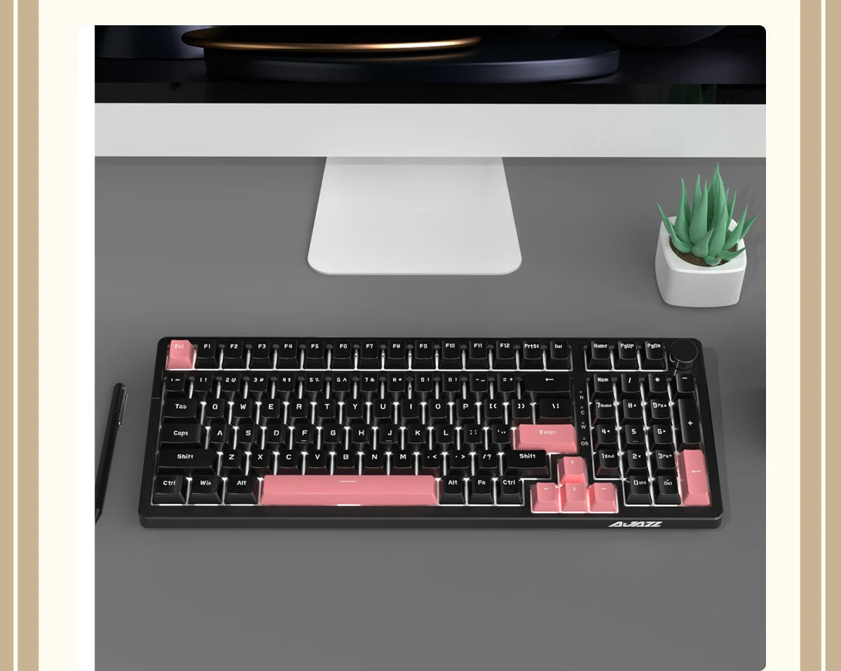 Ajazz AK992 Wired keyboard Backlight Keyboard Mechanical Gaming keyboard for Computer Office Gaming