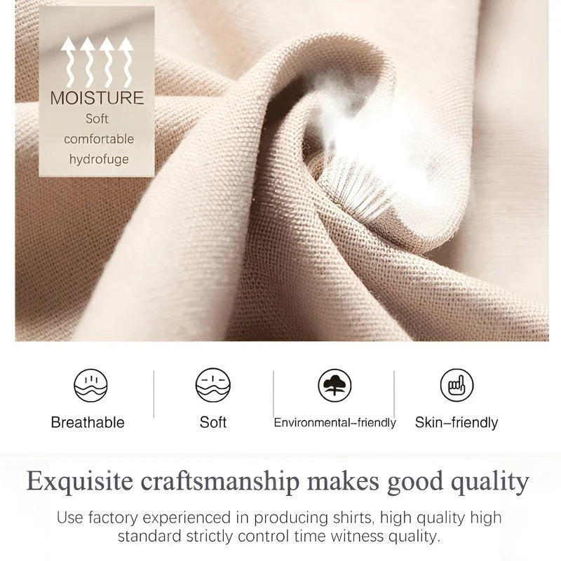 Men’s Solid-color Cotton Linen Shirt Long Sleeve Plus Size Casual