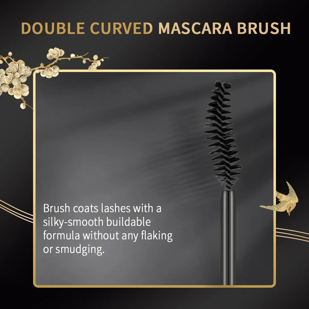 CATKIN Mascara Black, Volumizing & Lengthening Waterproof Nourish Eyelash Mascara, Create Longer and Thicker Looking Lashes