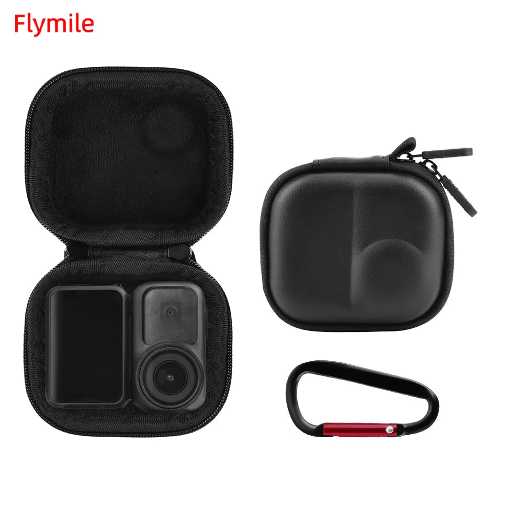 Flymile Storage Bag for DJI OSMO NANO Camera Mini Box Hard Shell Portable PU Carrying Case for DJI OSMO NANO Accessories
