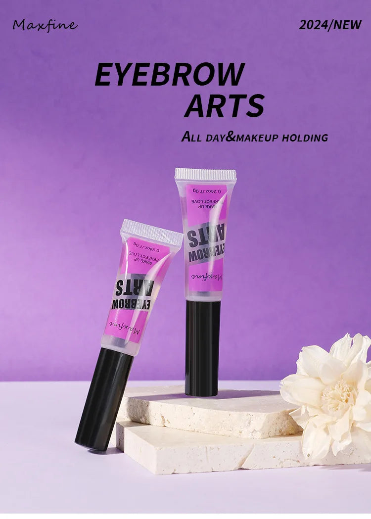 Transparent Hose Eyebrow Glue Waterproof Quick Drying Shaping Long Lasting And Non Smudging  Non Shedding Eyebrow Makeup