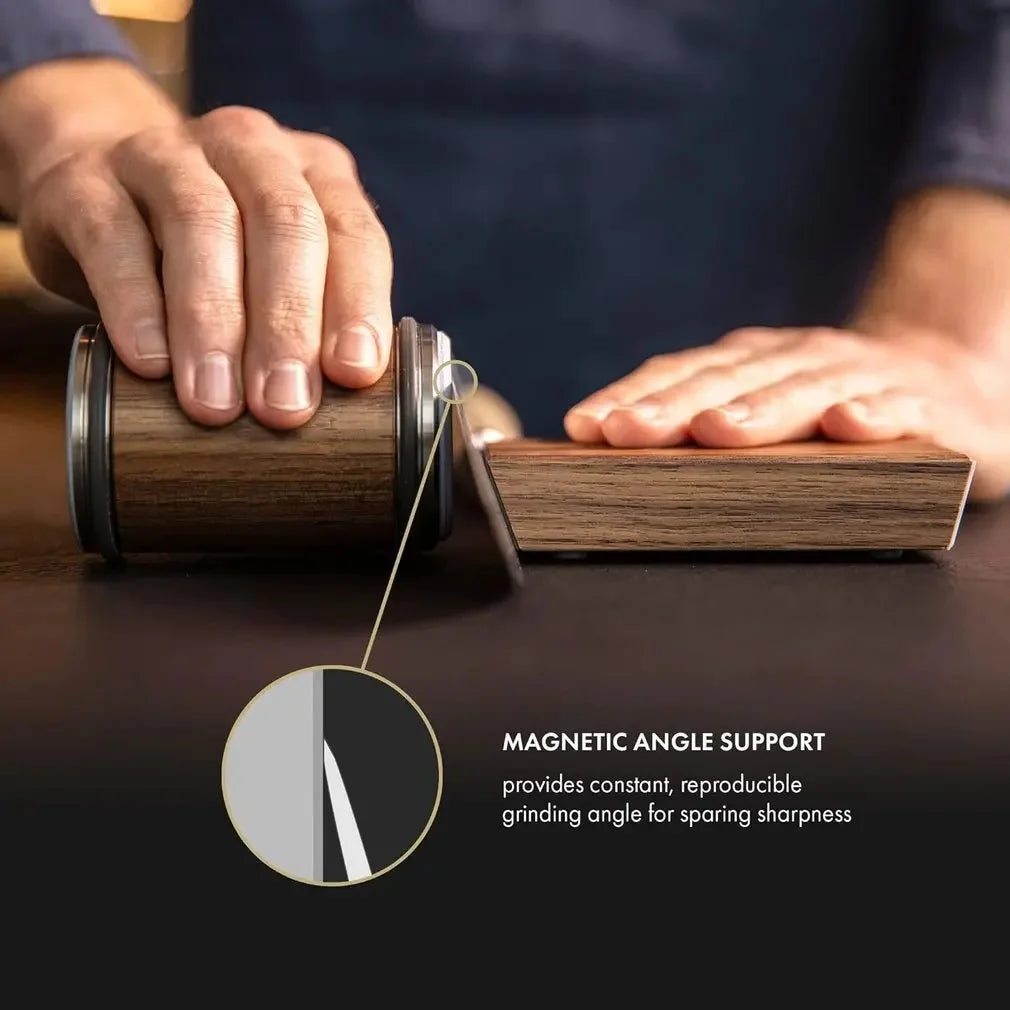 2025 UPgrade Rolling Knife Sharpener 15/20° Angle Magnetic type Base Roller Sharpeners 240-10000# Grindstone Professional tool