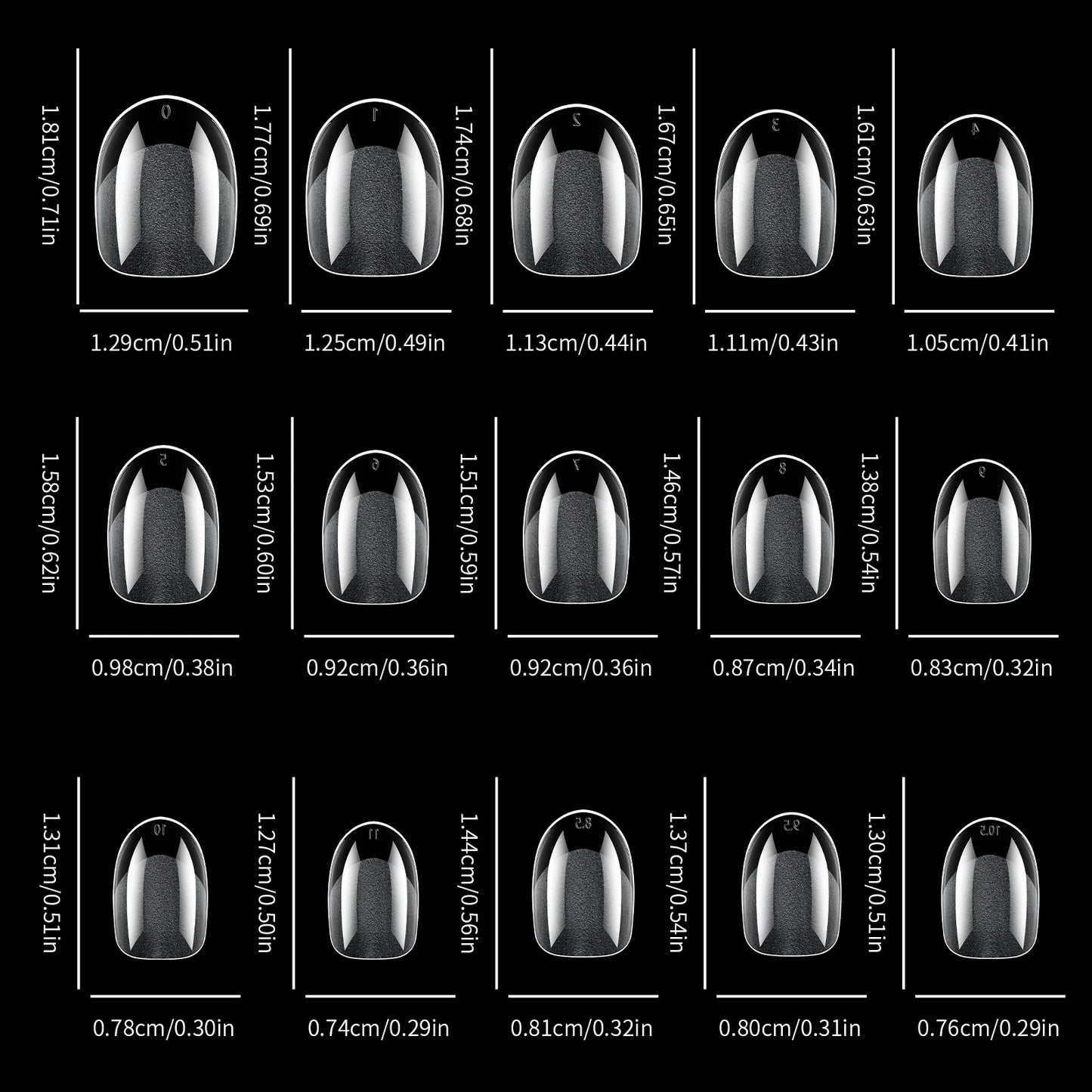 360pcs Soft Gel Nail Tips Semi-Matte Full Cover Almond Coffin Oval False Soak Off Gel Extension Tips Press On Nails Salon Home