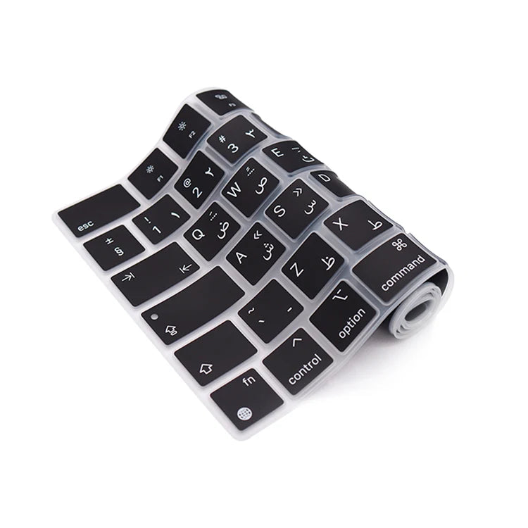 Persian Arab Arabic Letter Keyboard Cover Skin for MacBook Air 13 M2 A2681 2023 Pro 14 16  A2442 A2485 A2779 Pro16 A2780 2022