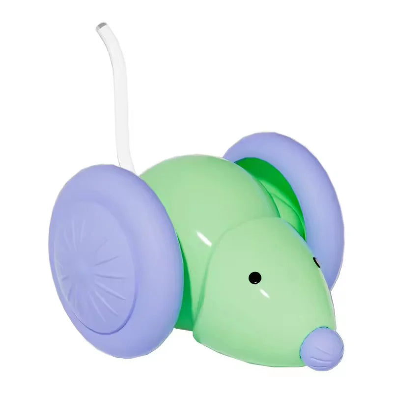 Pet Cat Toy Interactive Smart Mouse With Extra Large Wheels Anti Hair Jamming Durable Bite Resistant with Obstacle Avoidance