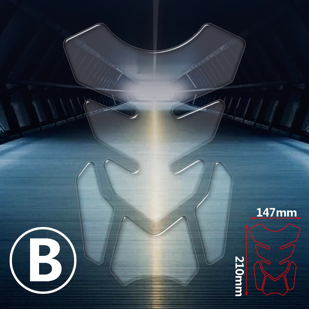 Transparent Motorcycle Tank Pad Protection Universal for Kawasaki Honda Yamaha Suzuki Aprilia Benelli Motorbike Stickers
